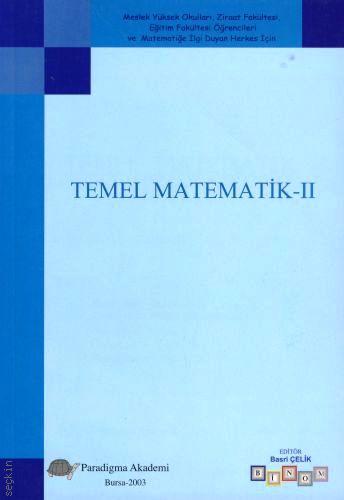 Temel Matematik – 2 Basri Çelik  - Kitap