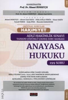 HAKİMİYET Adli Hakimlik Tamamı Çözümlü Çıkmış Soru Bankası Anayasa Hukuku Prof. Dr. Ahmet Nohutçu  - Kitap
