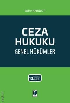 Ceza Hukuku Genel Hükümler