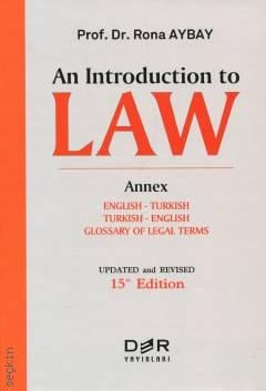 An Introduction to Law Prof. Dr. Rona Aybay  - Kitap