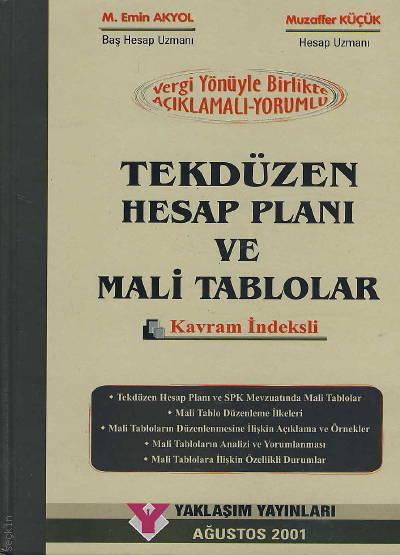 Vergi Yönüyle Birlikte Tekdüzen Hesap Planı ve Mali Tablolar (3 Cilt) M. Emin Akyol, Muzaffer Küçük  - Kitap