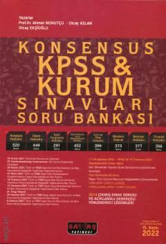 Konsensus – KPSS & Kurum Sınavları Soru Bankası (Modüler Set) Ahmet Nohutçu, Olcay Aslan, Olcay Ekşioğlu