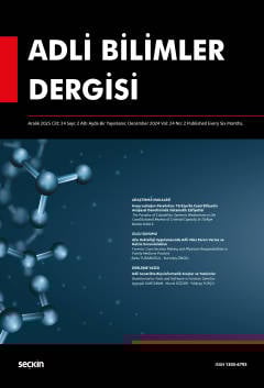 Adli Bilimler Dergisi – Cilt:24 Sayı:2 Aralık 2025 Prof. Dr. İ. Hamit Hancı 