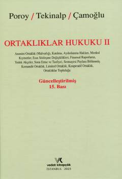 Ortaklıklar Hukuku II Reha Poroy, Ünal Tekinalp, Ersin Çamoğlu