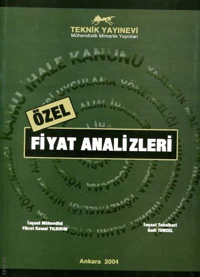 Özel Fiyat Analizleri (2004) Fikret Kemal Yıldırım  - Kitap