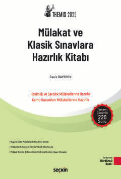 THEMIS – Mülakat ve Klasik Sınavlara Hazırlık Kitabı Deniz Bayeren  - Kitap