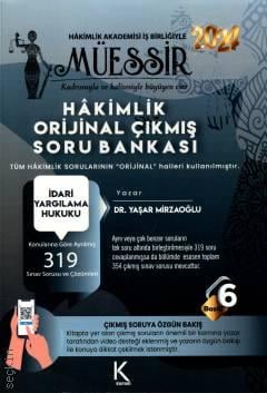 Müessir – Hâkimlik  İdari Yargılama Hukuku Orijinal Çıkmış Soru Bankası Yaşar Mirzaoğlu