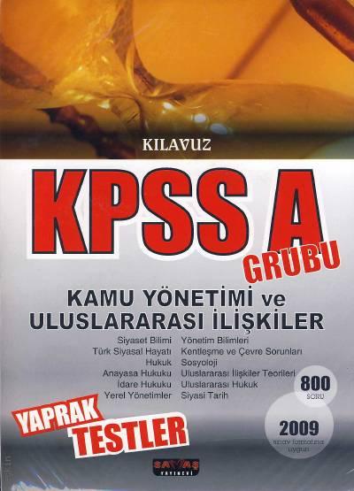 KPSS A Grubu Kamu Yönetimi ve Uluslararası İlişkiler Yazar Belirtilmemiş