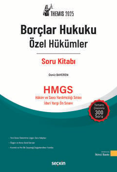 THEMIS –Borçlar Hukuku Özel Hükümler Soru Kitabı Deniz Bayeren