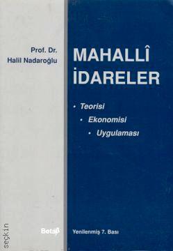 Mahalli İdareler Prof. Dr. Halil Nadaroğlu  - Kitap