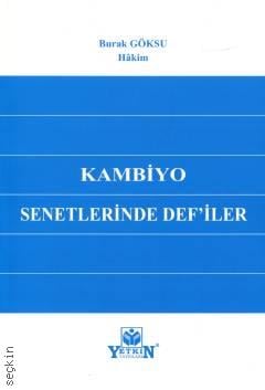 Kambiyo Senetlerinde Def'iler Burak Göksu