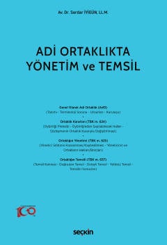 Adi Ortaklıkta Yönetim ve Temsil Dr. Serdar İyigün  - Kitap