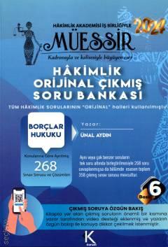 Müessir – Hâkimlik  Borçlar Hukuku Orijinal Çıkmış Soru Bankası Ünal Aydın