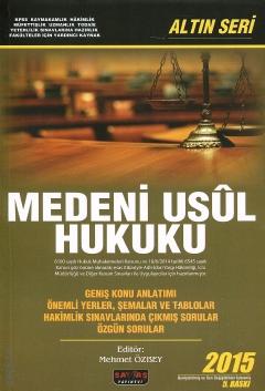 Altın Seri Medeni Usul Hukuku Mehmet Özbey  - Kitap