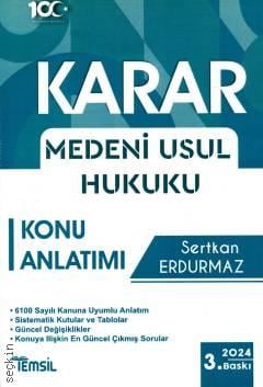 Karar – Medeni Usul Hukuku Konu Anlatımı Sertkan Erdurmaz