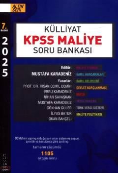 Külliyat KPSS Maliye Soru Bankası