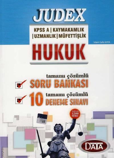 Judex KPSS A Hukuk Tamamı Çözümlü 10 Deneme Soru Bankası Veysel Kaya  - Kitap