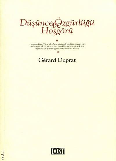 Düşünce Özgürlüğü ve Hoşgörü Gerard Duprat