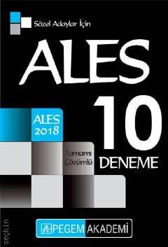 Sözel Adaylar İçin  ALES 10 Deneme 2018 Tamamı Çözümlü  Komisyon  - Kitap