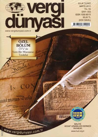 Vergi Dünyası Dergisi Mayıs 2014 Mustafa Bedel 