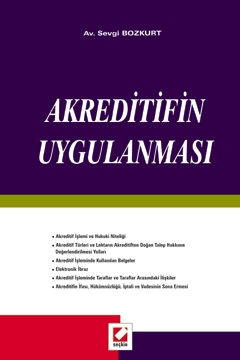 Akreditifin Uygulanması Sevgi Bozkurt Yaşar  - Kitap