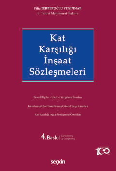 Kat Karşılığı İnşaat Sözleşmeleri Filiz Berberoğlu Yenipınar  - Kitap
