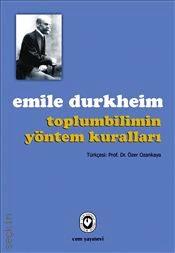 Toplumbilimde Yöntem Kuralları Emile Durkheim  - Kitap