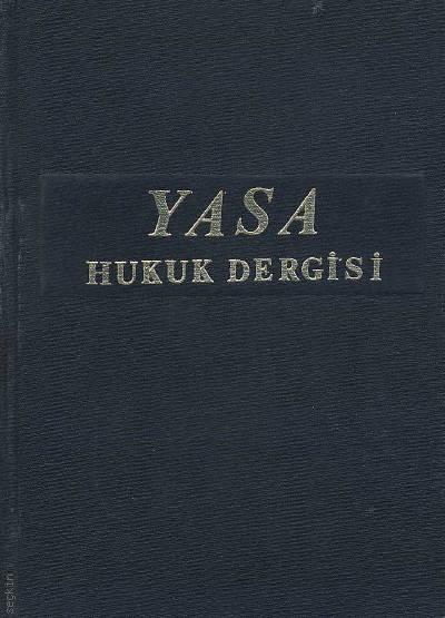 Yasa Hukuk Dergisi -1990  Kani Ekşioğlu