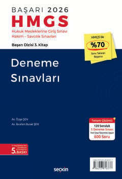 Başarı – HMGS Deneme Sınavları Hukuk Mesleklerine Giriş Sınavı Hakim – Savcılık Sınavları Av. Özge Şen, Av. İbrahim Burak Şen  - Kitap