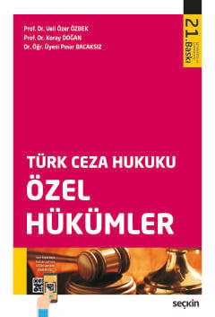 Türk Ceza Hukuku Özel Hükümler