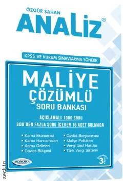 Analiz  Maliye Çözümlü Soru Bankası Özgür Şahan  - Kitap