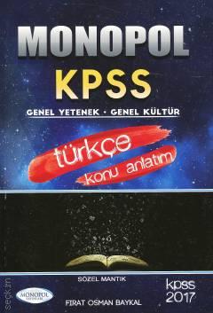Monopol KPSS Türkçe Konu Anlatımı Fırat Osman Baykal