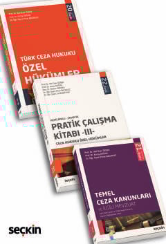 Ceza Hukuku Özel Hükümler  (3'lü Set)  Ekim 2025