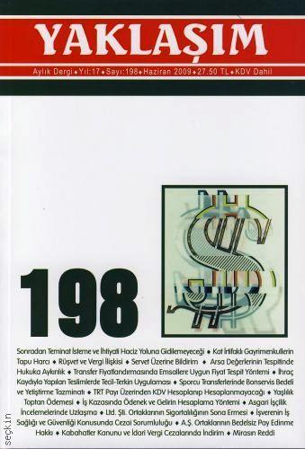 Yaklaşım Dergisi Sayı:198 Haziran 2009 Yazar Belirtilmemiş 