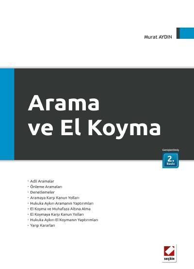 Arama ve El Koyma Murat Aydın  - Kitap