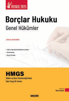 THEMIS – Borçlar Hukuku Genel Hükümler Konu Kitabı Deniz Bayeren