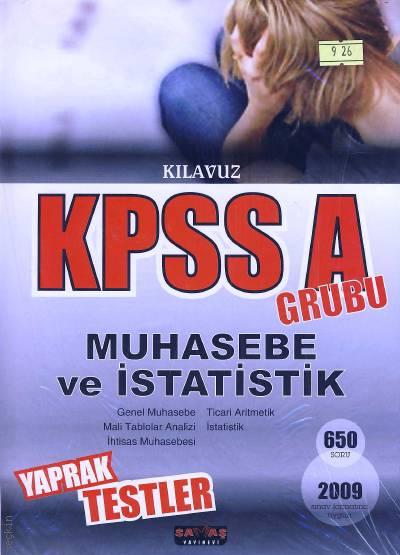 KPSS A Grubu Muhasebe ve İstatistik (Yaprak Testler) Yazar Belirtilmemiş  - Kitap
