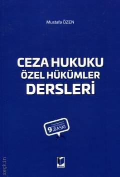 Ceza Hukuku Özel Hükümler Dersleri