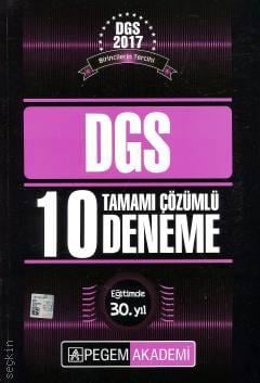 DGS 10 Deneme 2017 Tamamı Çözümlü Komisyon  - Kitap