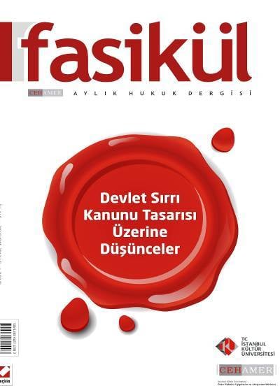 Fasikül Aylık Hukuk Dergisi Sayı:42 Mayıs 2013 Prof. Dr. Bahri Öztürk 