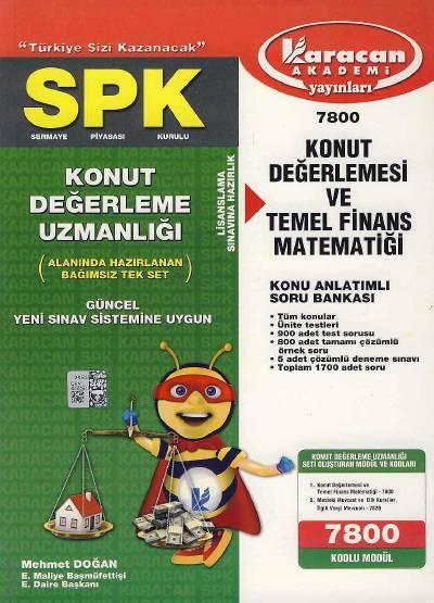SPK Konut Değerlemesi ve Temel Finans Matematiği (Kod: 7800) Mehmet Doğan  - Kitap
