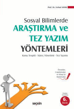 Araştırma ve Tez Yazım Yöntemleri 