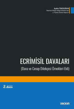 Ecrimisil Davaları Aydın Tekdoğan  - Kitap