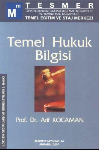 Temel Hukuk Bilgisi Prof. Dr. Arif Kocaman  - Kitap