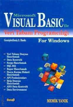 Visual Basic ile Veri Tabanı Programcılığı For Windows Memik Yanık  - Kitap