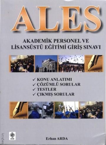ALES Akademik Personel ve Lisansüstü Eğitimi Giriş Sınavı Erhan Arda  - Kitap