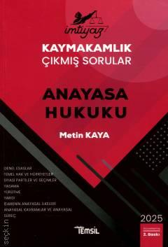 Kaymakamlık Anayasa Hukuku Çıkmış Sorular Metin Kaya