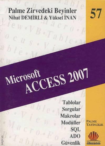 Access 2007  Nihat Demirli, Yüksel İnan
