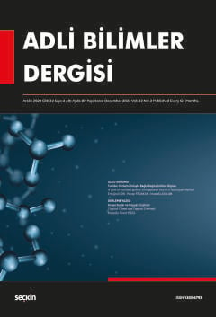 Adli Bilimler Dergisi – Cilt:22 Sayı: 2 Aralık 2023 Prof. Dr. İ. Hamit Hancı 