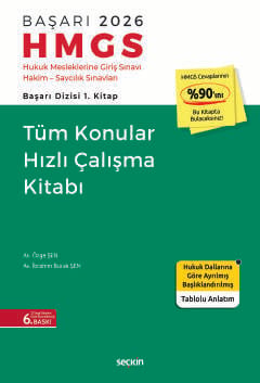 BAŞARI – HMGS Tüm Konular Hızlı Çalışma Kitabı Başarı Dizisi 1. Kitap Av. Özge Şen, Av. İbrahim Burak Şen  - Kitap